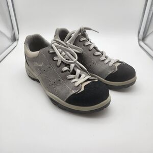 Grisport Mens Gray Hiking Walking Vibram Shoes Made In Italy Size 39 US 6